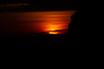 sunset, sun, nature, landscape, freedom, peace, trekking, hiking