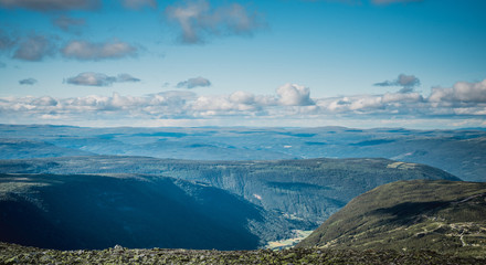 Fototapeta na wymiar Gaustatoppen Scandinavia Skandynawia Norway Norge Norwegia Telemark Rjukan 