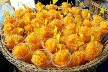 Thai Fai Thong dessert