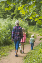 Fototapeta premium Playing at the park