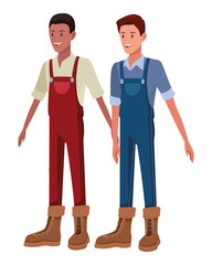 farm, animals and farmer cartoon