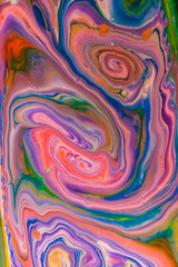 Abstract acrylic paint background, beautiful color mix.