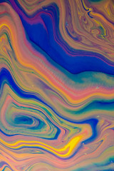 Abstract acrylic paint background, beautiful color mix.