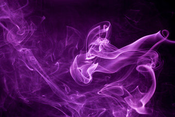 Toxic purple smoke.