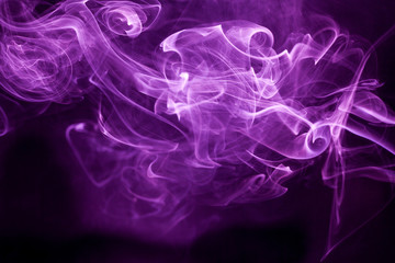 Toxic purple smoke.