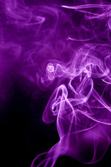 Toxic purple smoke.
