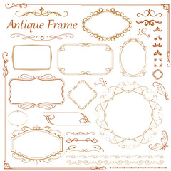 アンティークフレームセット