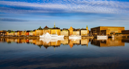 View of Stockholm Sweden early morning