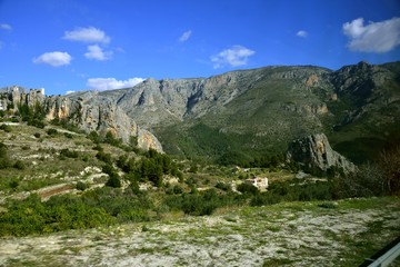 Guadalest Valley and Mountain View