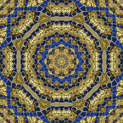 Creative for background.Floral fantasy style ornament.For fabric, print, carpet ornaments Persian relief. Finish stained glass in the Oriental style. Art graphics
