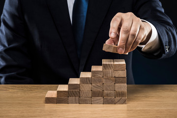 ブロックを積み上げる