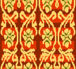 Seamless  tribal pattern.Able to repeat for textile printing