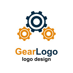 Gear symbol icon vector illustration
