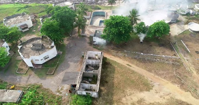 Located in the historical town of Elmina, Ghana West Africa is Oyster Bay Hotel. This hotel is for sale. email: rmtandoh@gmail.com. For more footages, search keyword "cybersupremo".