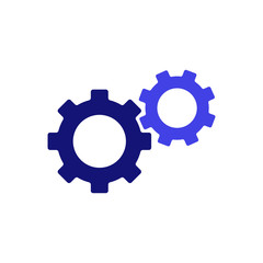 Gear symbol icon vector illustration