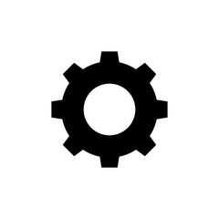 Gear symbol icon vector illustration