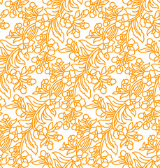 Seamless Batik Pattern.Able to repeat for textile printing