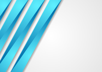 Blue stripes abstract tech corporate background