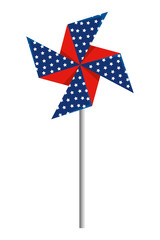 wind spin toy united states of america flag