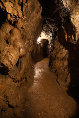Dripstones at the hermanns Caves in lower austria