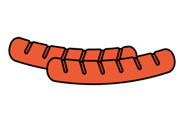 sausage grill bbq delicious icon