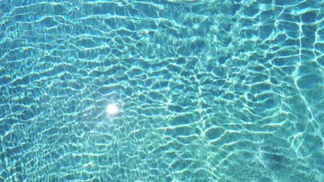 Bright sparkling water ripples isolated, turquoise colors grid