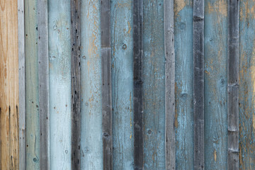 old textured blue wood background