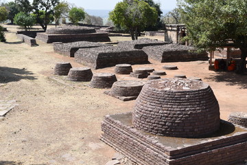 Fototapeta premium Sanchi Stupas, Madhya Pradesh, India