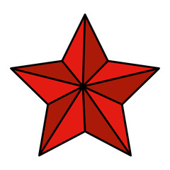 award star decorative isolated icon