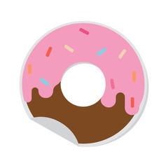 abstract cartoon sticker