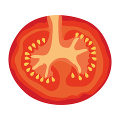 fresh tomato vegetable healthy icon