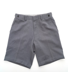 short pants on white background