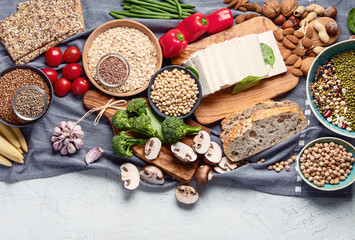 Healthy food for vegans and vegetarian.