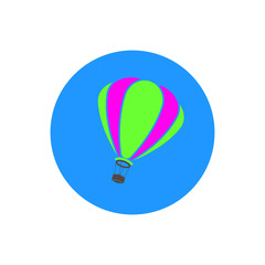 Naklejka premium Hot Air Balloon icon Vector Illustration - Vector