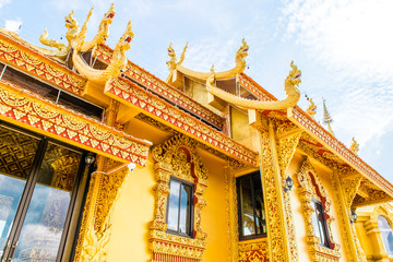 Fototapeta premium Naga Statue in Thai temple