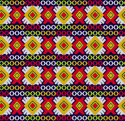 Seamless Batik Pattern.Able to repeat for textile printing