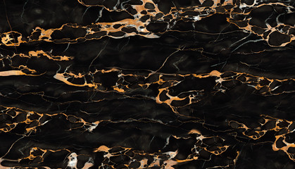 black marble with golden veins ,Black marble natural pattern for background, abstract black white and gold, black and yellow marble