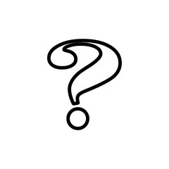 Question Mark Icon Vector Illustration - Vector