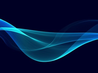 Elegant Abstract Dark Blue Wave Background