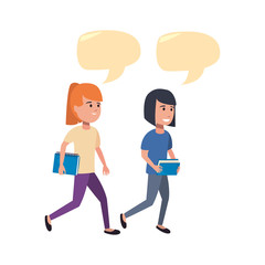 back to school flat design