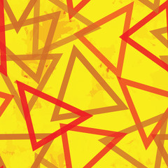 Fototapeta premium Abstract seamless vector yellow background.