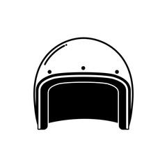motorcycle helmet icon vector illustration - vector
