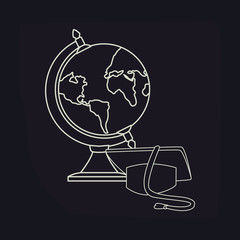 back to school flat design