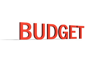 Budget on block text