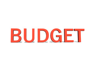 Budget on block text
