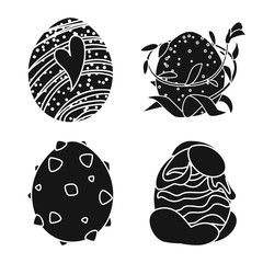 Vector illustration of fantastic and cute sign. Collection of fantastic and magic stock symbol for web.