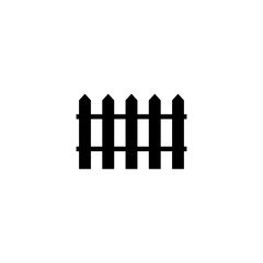 Fence Icon Vector Illustration - Vector
