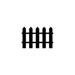 Fence Icon Vector Illustration - Vector