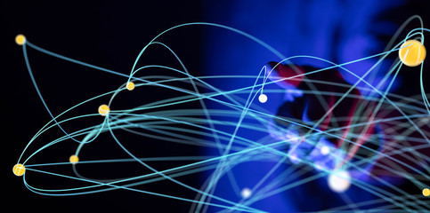 internet security and data protection concept.