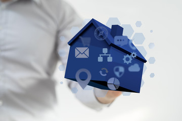 using futuristic interface of smart home automation iot